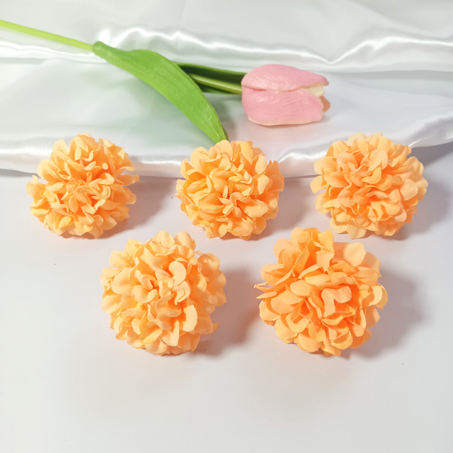10er Set Hortensienköpfe künstlich, 4,5 cm, hochwertige Blüten für DIY, Hochzeit, Gestecke & Dekoration, realistisch & langlebig