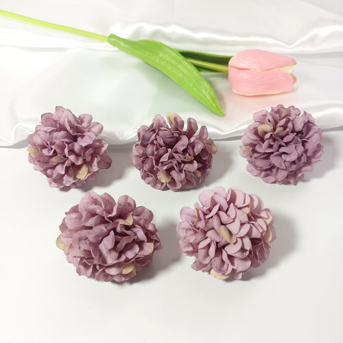 10er Set Hortensienköpfe künstlich, 4,5 cm, hochwertige Blüten für DIY, Hochzeit, Gestecke & Dekoration, realistisch & langlebig