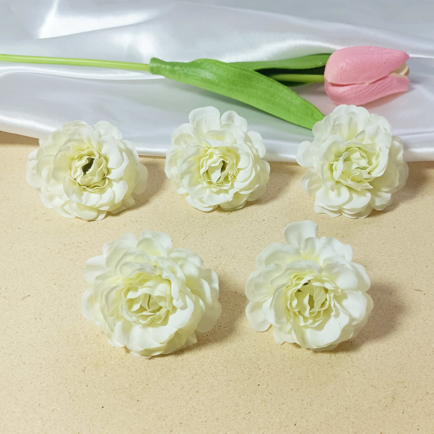 Künstliche Hortensienköpfe 10er Set, 5cm Blüten, Realistische Kunstblumen für DIY Bastelprojekte, Hochzeit, Gestecke, Anstecker, Deko