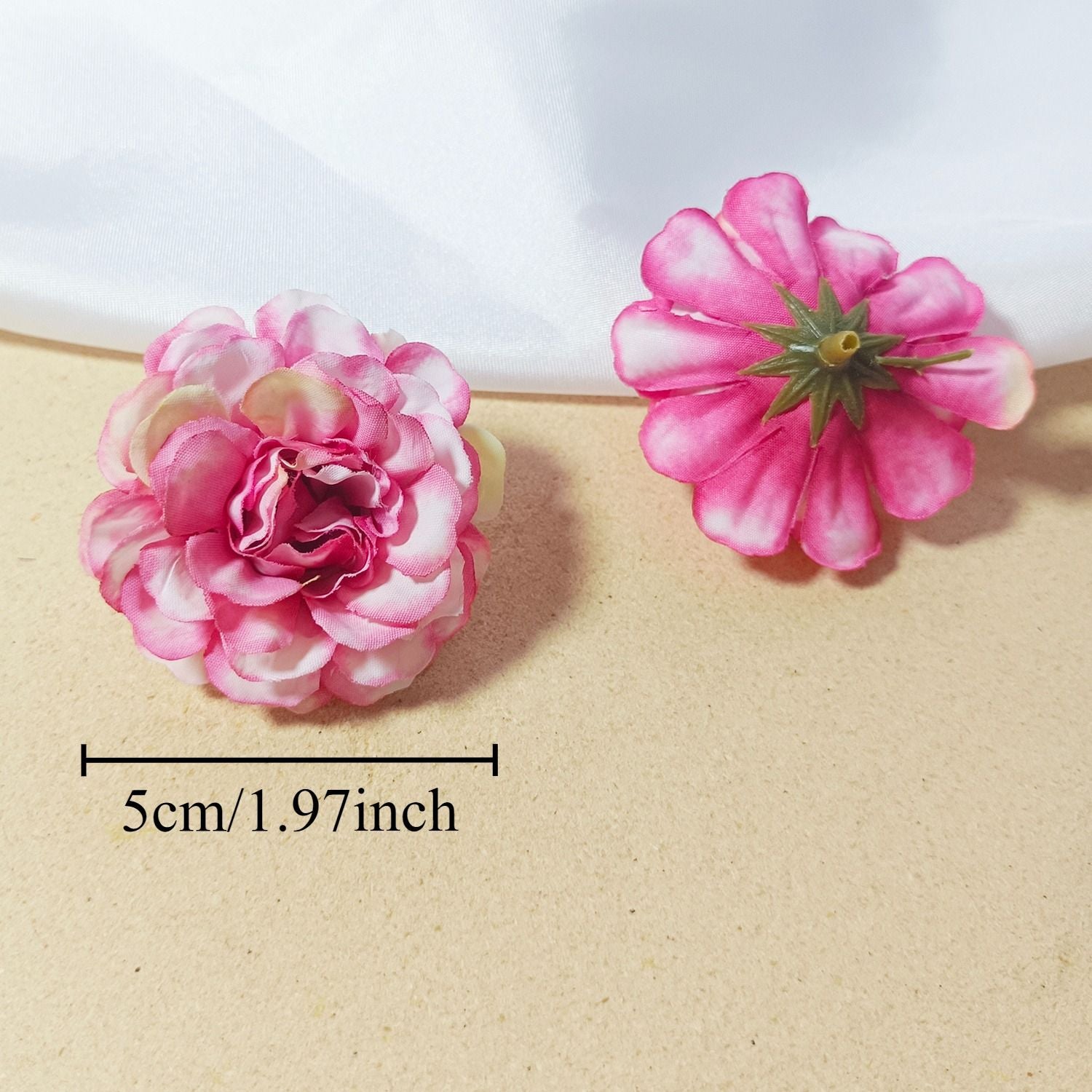 Künstliche Hortensienköpfe 10er Set, 5cm Blüten, Realistische Kunstblumen für DIY Bastelprojekte, Hochzeit, Gestecke, Anstecker, Deko