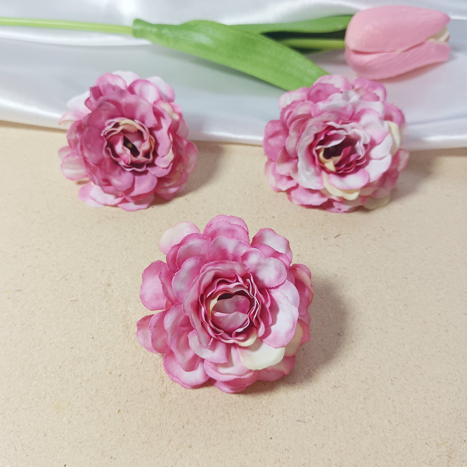 Künstliche Hortensienköpfe 10er Set, 5cm Blüten, Realistische Kunstblumen für DIY Bastelprojekte, Hochzeit, Gestecke, Anstecker, Deko