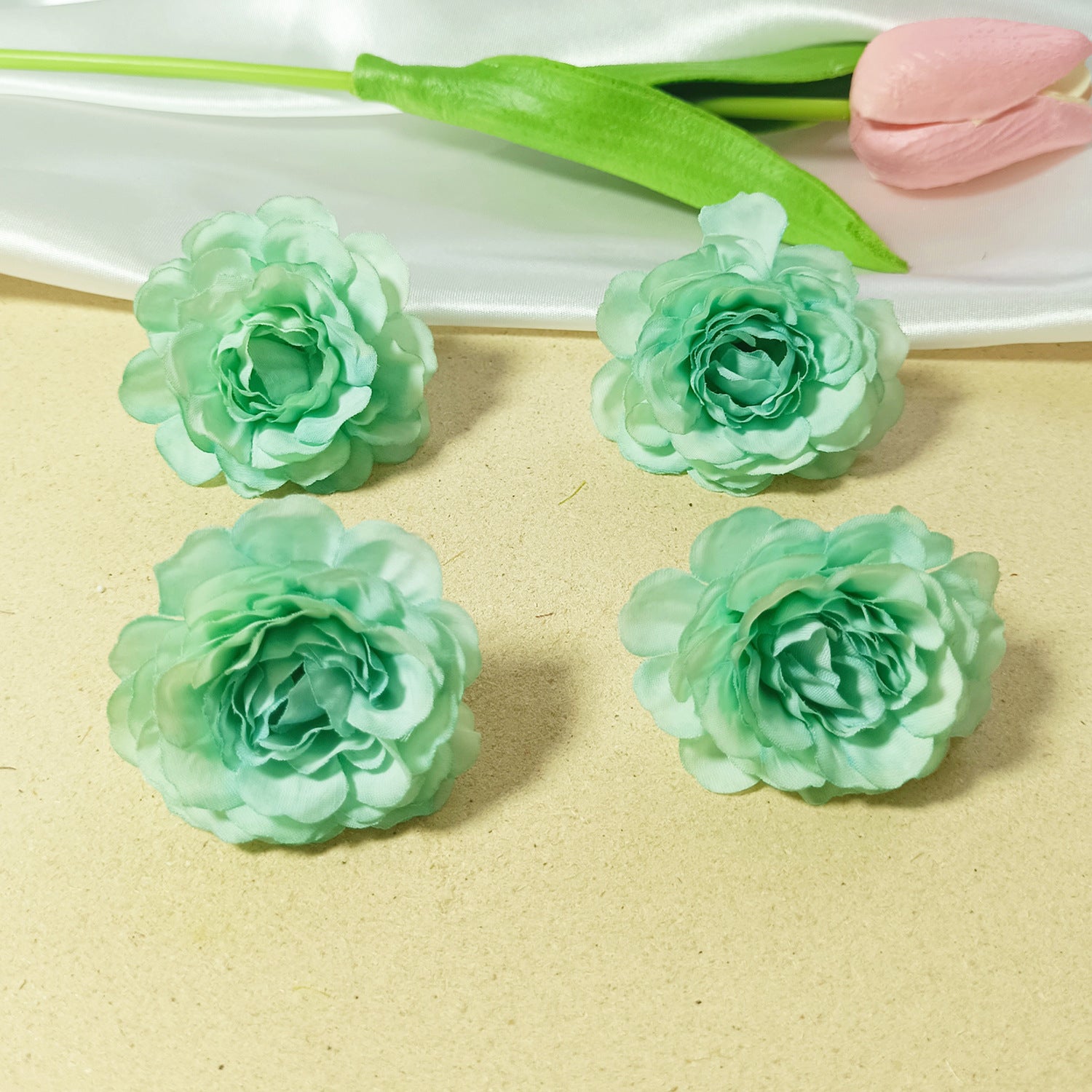 Künstliche Hortensienköpfe 10er Set, 5cm Blüten, Realistische Kunstblumen für DIY Bastelprojekte, Hochzeit, Gestecke, Anstecker, Deko