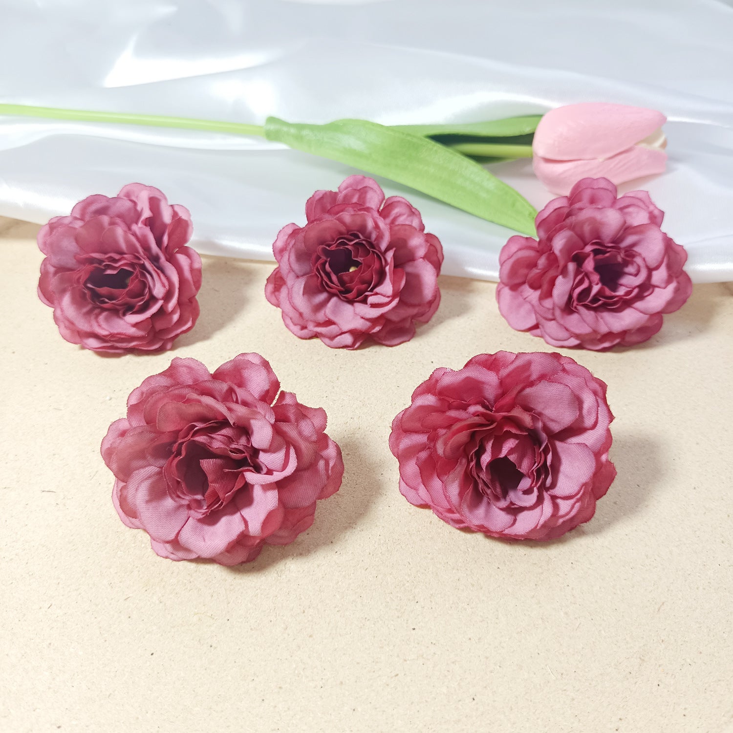Künstliche Hortensienköpfe 10er Set, 5cm Blüten, Realistische Kunstblumen für DIY Bastelprojekte, Hochzeit, Gestecke, Anstecker, Deko