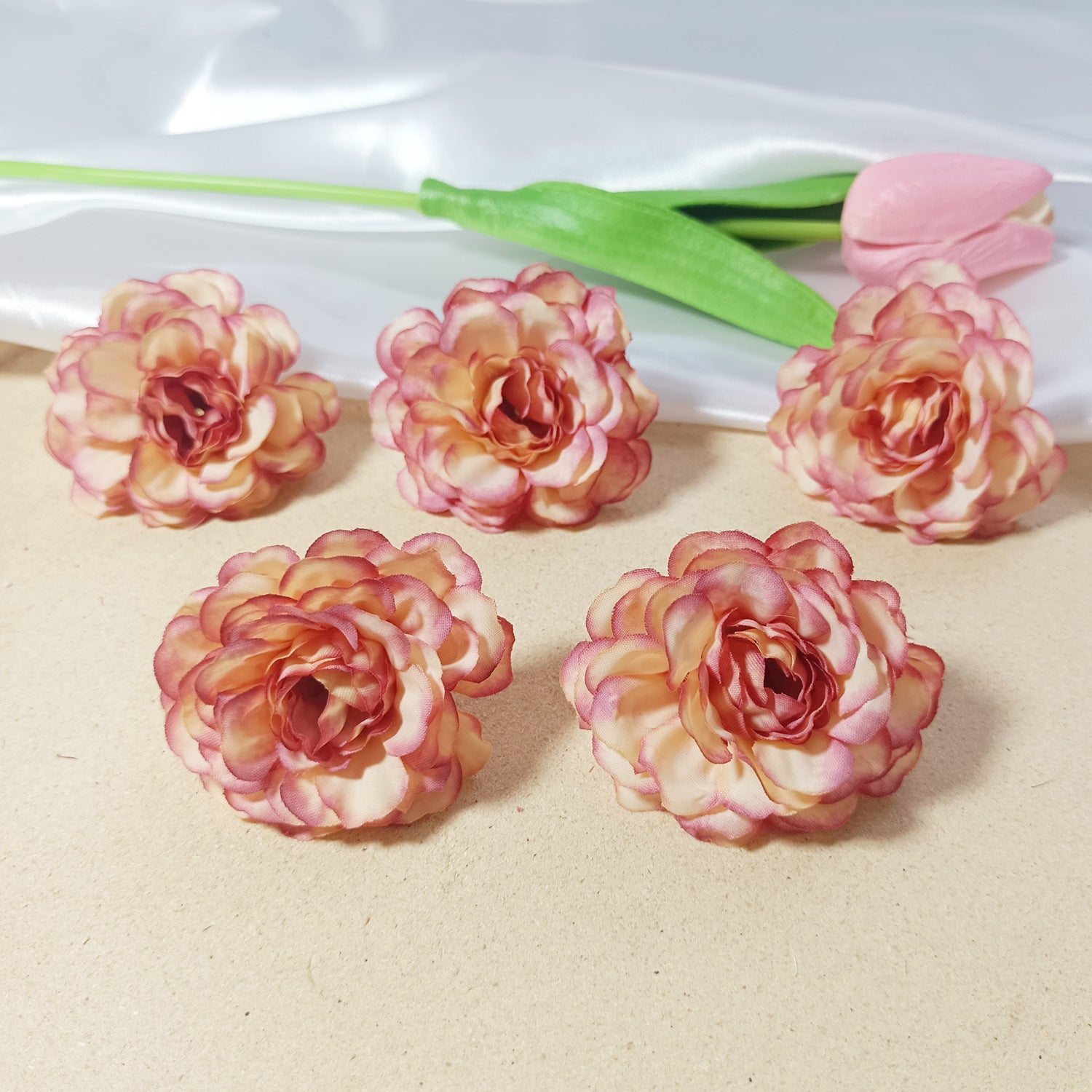 Künstliche Hortensienköpfe 10er Set, 5cm Blüten, Realistische Kunstblumen für DIY Bastelprojekte, Hochzeit, Gestecke, Anstecker, Deko