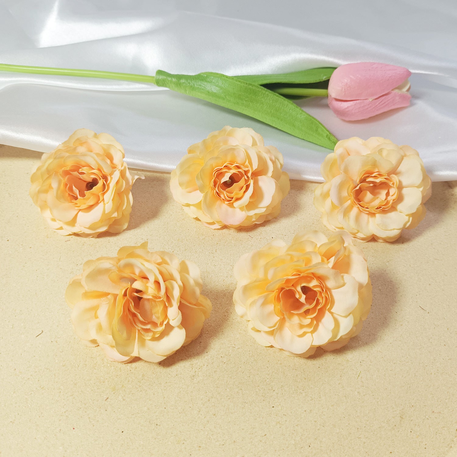 Künstliche Hortensienköpfe 10er Set, 5cm Blüten, Realistische Kunstblumen für DIY Bastelprojekte, Hochzeit, Gestecke, Anstecker, Deko