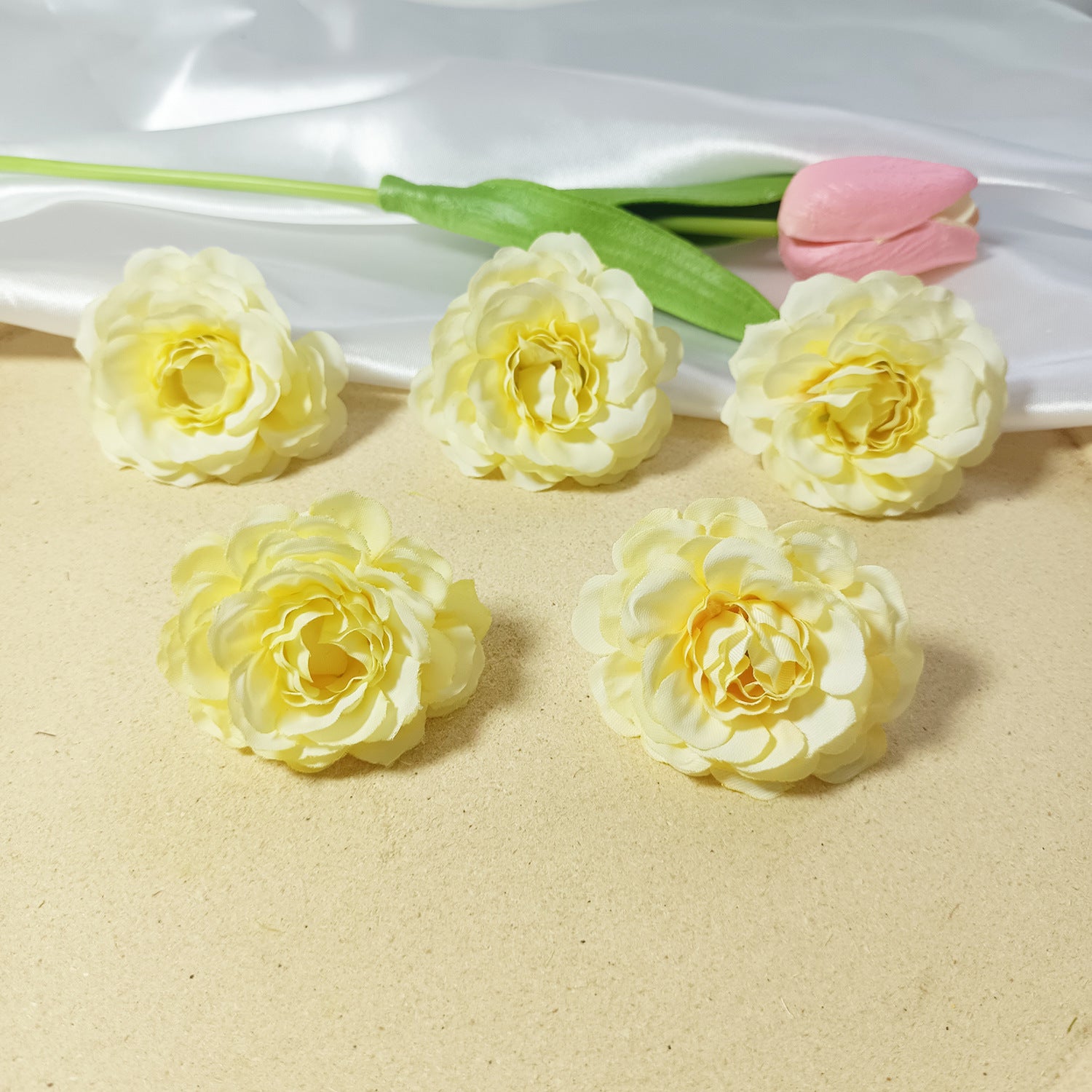 Künstliche Hortensienköpfe 10er Set, 5cm Blüten, Realistische Kunstblumen für DIY Bastelprojekte, Hochzeit, Gestecke, Anstecker, Deko
