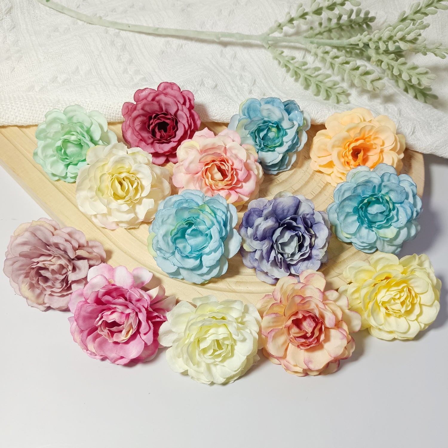 Künstliche Hortensienköpfe 10er Set, 5cm Blüten, Realistische Kunstblumen für DIY Bastelprojekte, Hochzeit, Gestecke, Anstecker, Deko