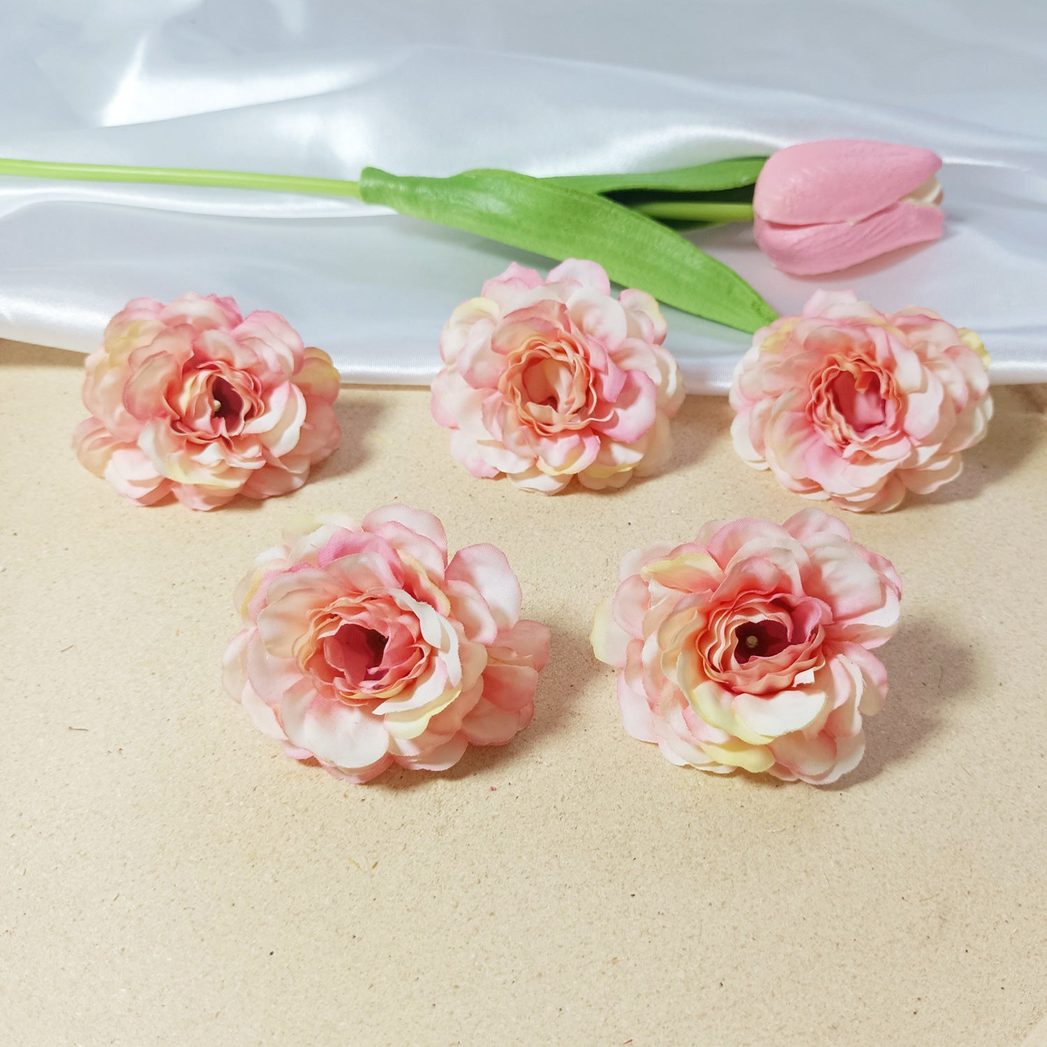 Künstliche Hortensienköpfe 10er Set, 5cm Blüten, Realistische Kunstblumen für DIY Bastelprojekte, Hochzeit, Gestecke, Anstecker, Deko