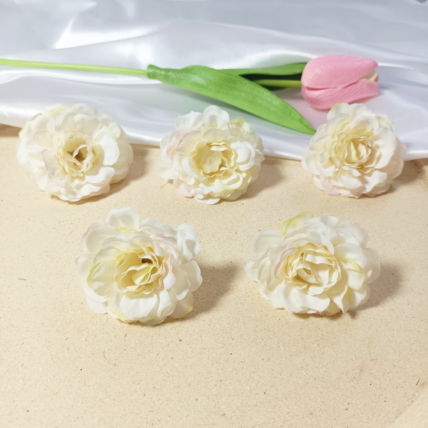 Künstliche Hortensienköpfe 10er Set, 5cm Blüten, Realistische Kunstblumen für DIY Bastelprojekte, Hochzeit, Gestecke, Anstecker, Deko