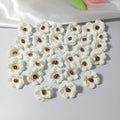 100x Künstliche Gänseblümchen Köpfe, 3 cm, Hochwertige Blüten zum Basteln, für DIY-Projekte, Hochzeit & Floristik, Realistische Optik