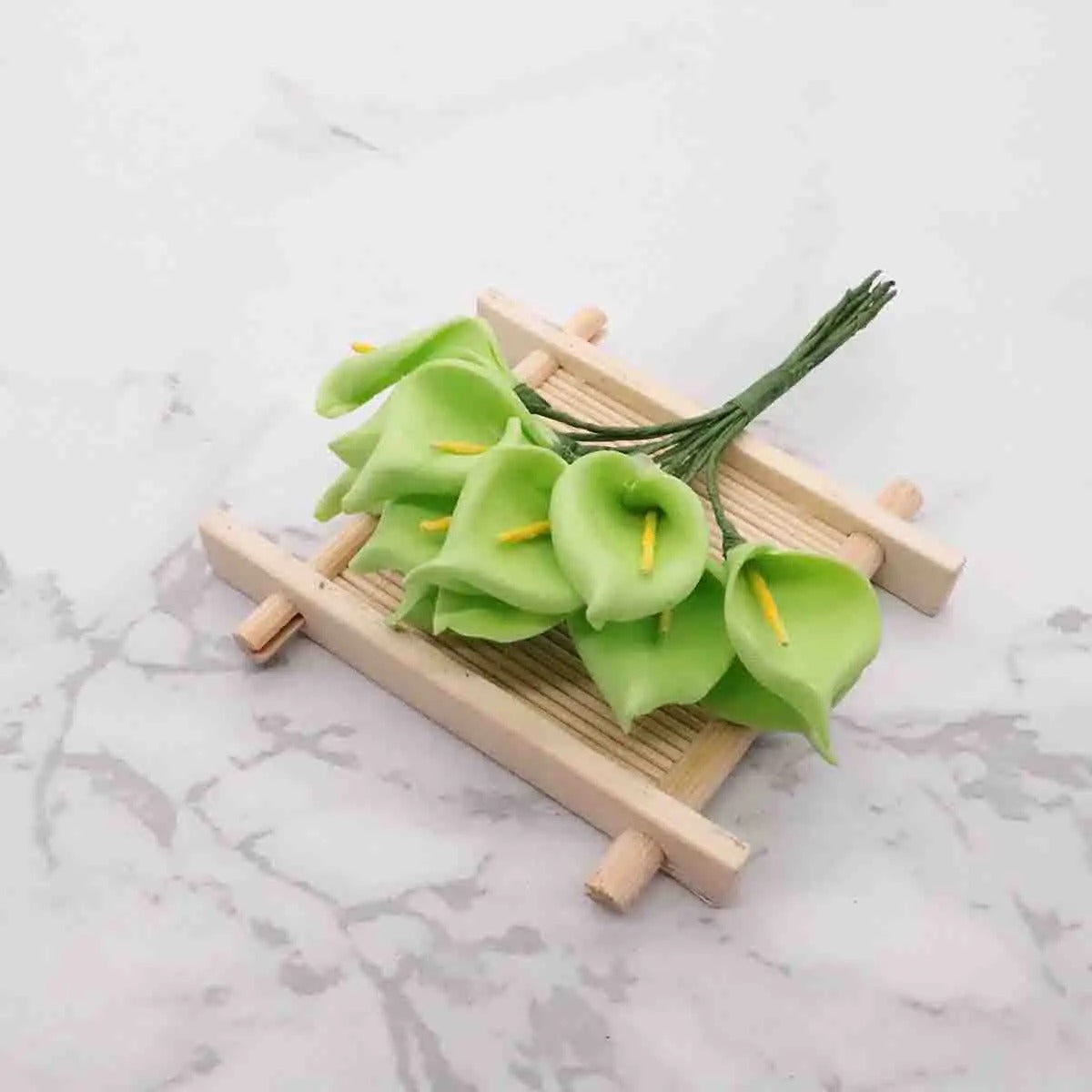 Künstliche Calla-Lilie 11 cm, realistisch, ideal für Hochzeiten, DIY-Geschenkverpackungen, Dekoration für Floristen, Eventplaner