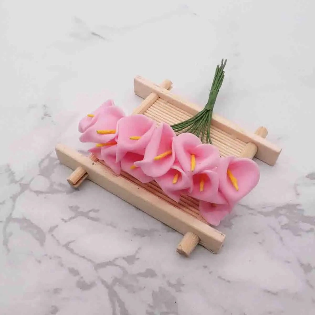 Künstliche Calla-Lilie 11 cm, realistisch, ideal für Hochzeiten, DIY-Geschenkverpackungen, Dekoration für Floristen, Eventplaner