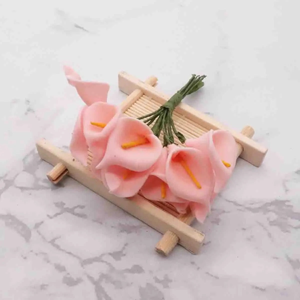 Künstliche Calla-Lilie 11 cm, realistisch, ideal für Hochzeiten, DIY-Geschenkverpackungen, Dekoration für Floristen, Eventplaner