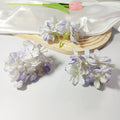 Künstliche Hortensienköpfe mit geflammtem Rand, 5 cm, Realistische Kunstblumen für DIY Gestecke, Hochzeit, Tischdeko, Basteln & Floristik