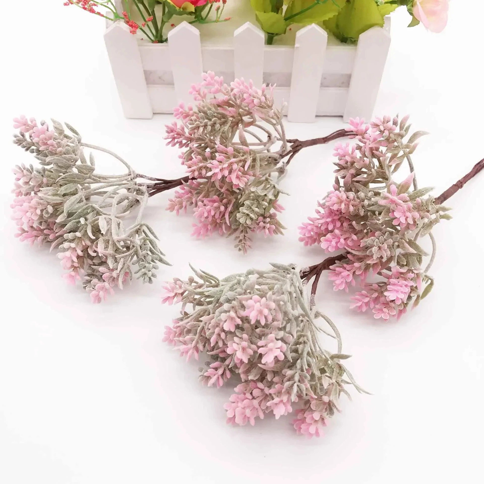 Echte-Look Lavendelstrauß 14cm, hochwertig, ideal für Hochzeiten, DIY Deko, Geschenke, langlebig, pflegeleicht, für Floristen und Eventplaner