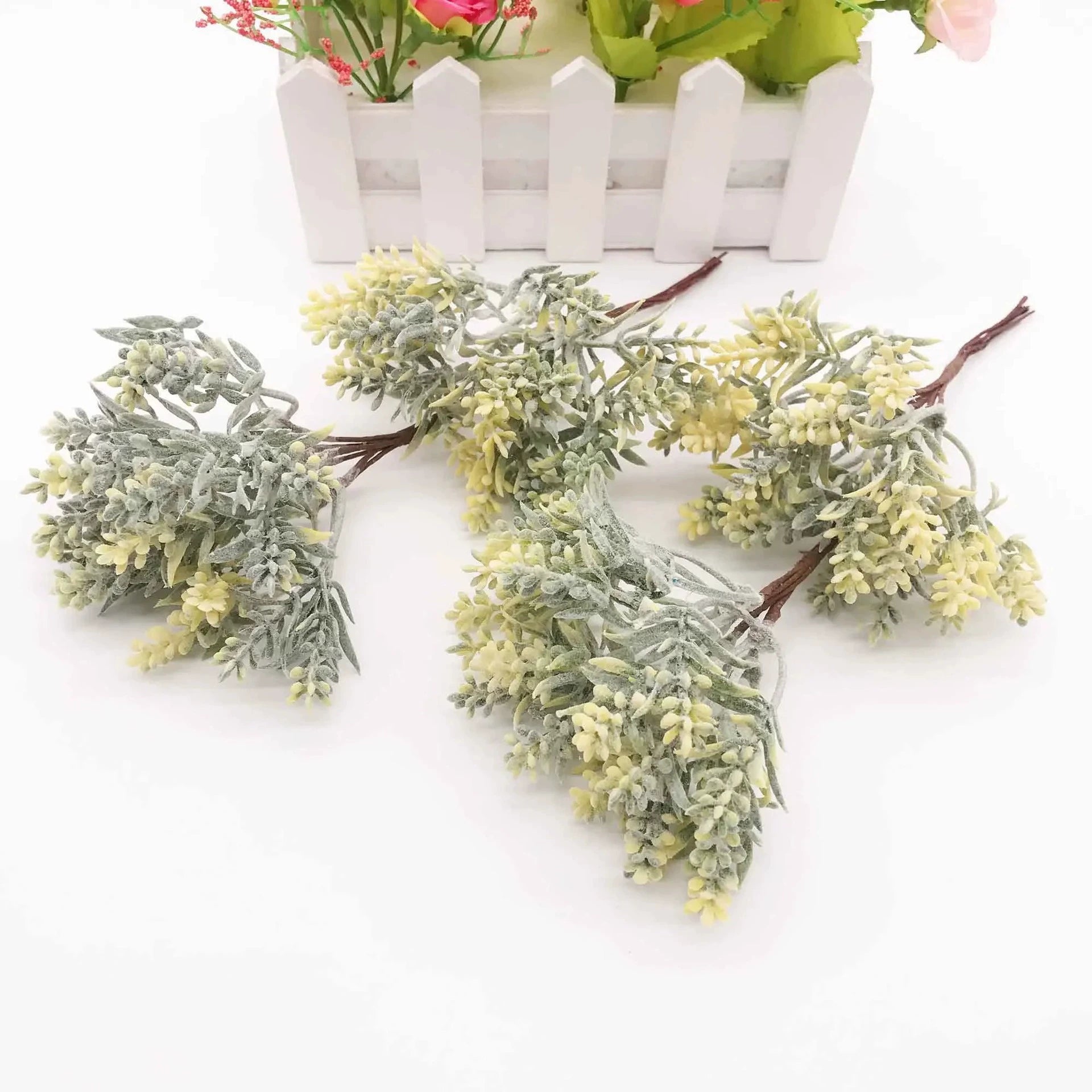 Echte-Look Lavendelstrauß 14cm, hochwertig, ideal für Hochzeiten, DIY Deko, Geschenke, langlebig, pflegeleicht, für Floristen und Eventplaner