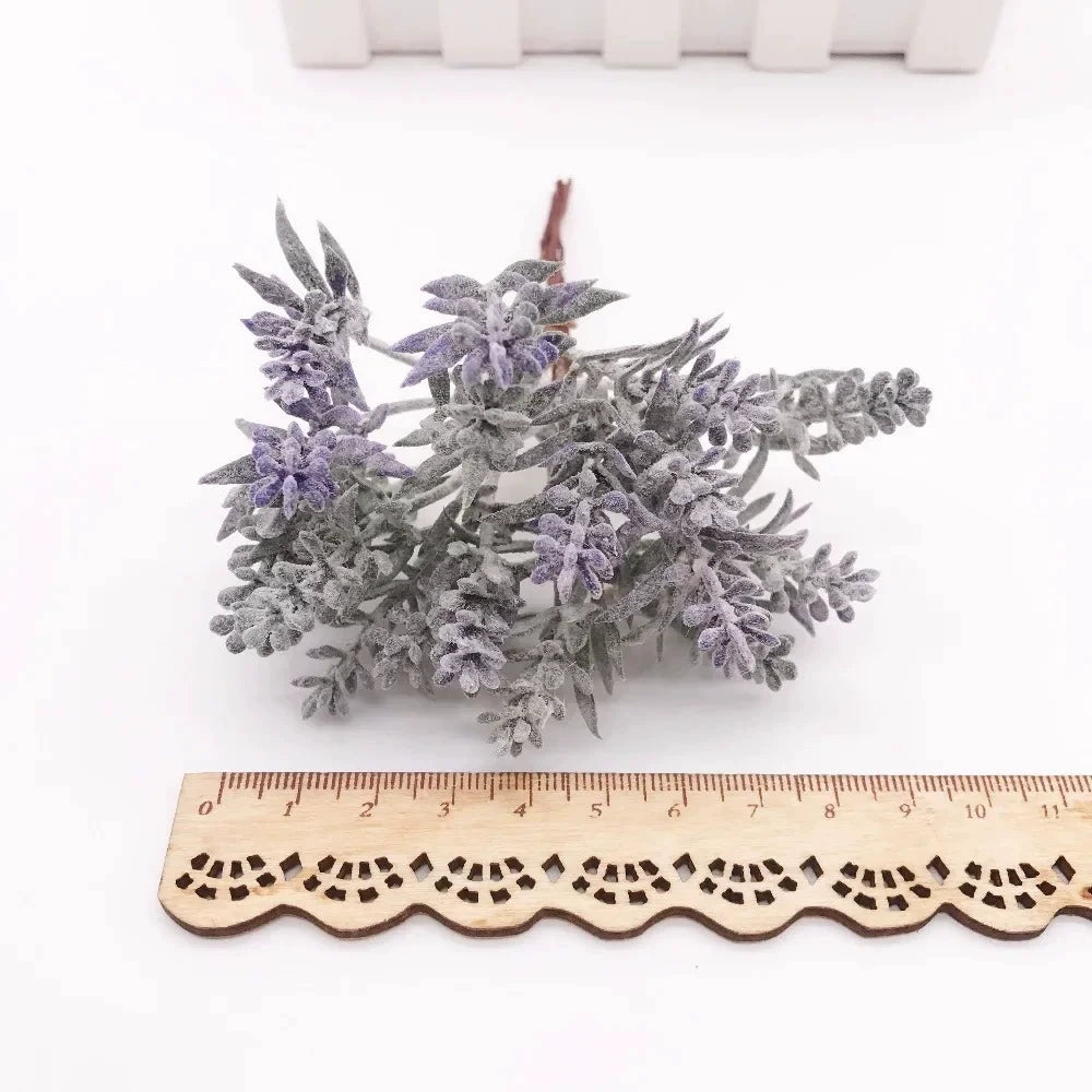 Echte-Look Lavendelstrauß 14cm, hochwertig, ideal für Hochzeiten, DIY Deko, Geschenke, langlebig, pflegeleicht, für Floristen und Eventplaner