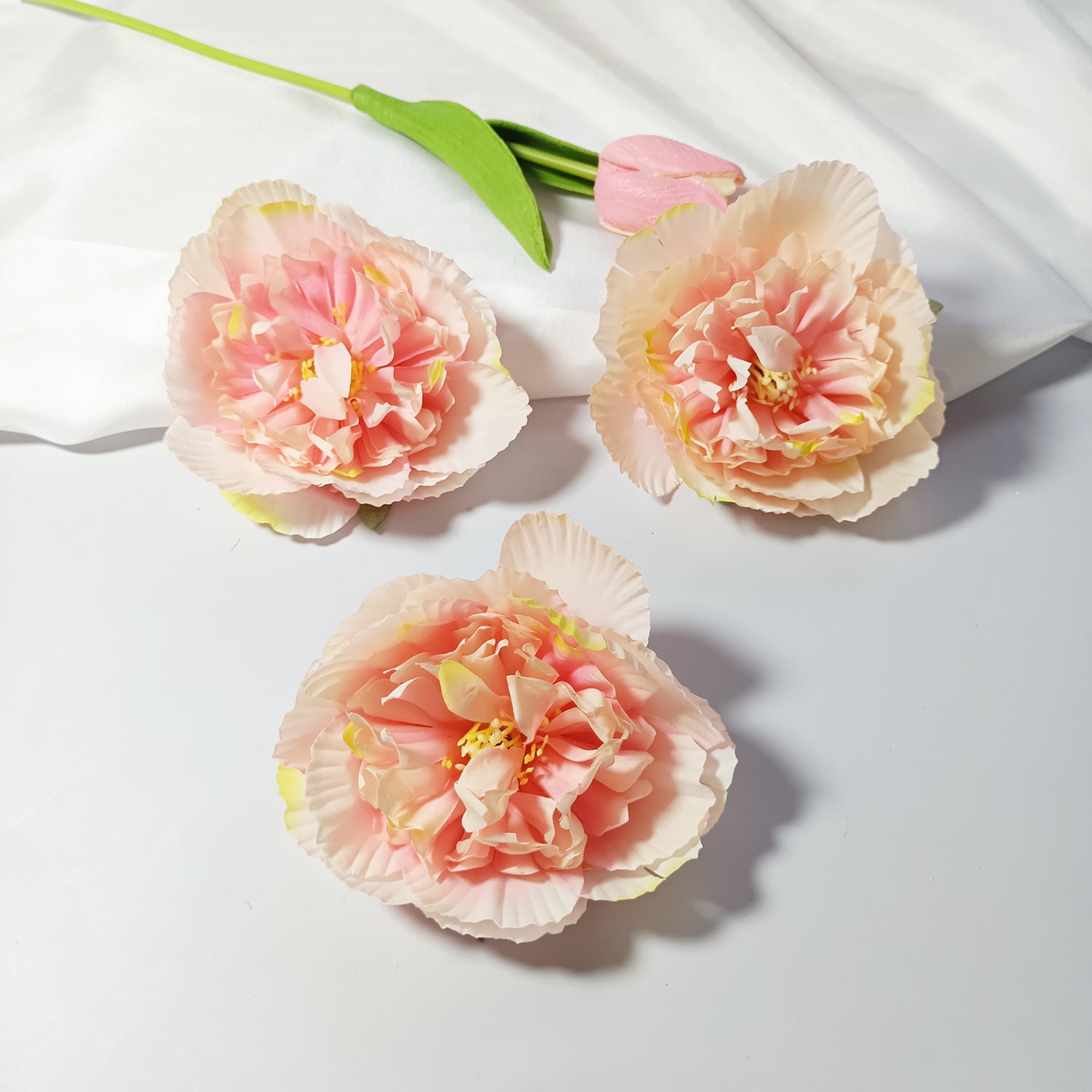 10x Pfingstrosenköpfe künstlich, Ø 10 cm, hochwertige Seidenblumen für DIY-Projekte, Gestecke, Hochzeitsdeko, Mengenrabatt für Floristen