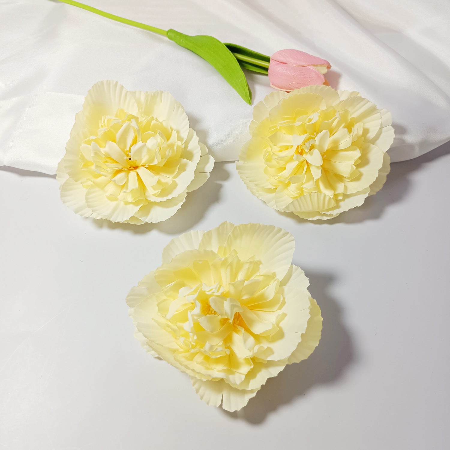 10x Pfingstrosenköpfe künstlich, Ø 10 cm, hochwertige Seidenblumen für DIY-Projekte, Gestecke, Hochzeitsdeko, Mengenrabatt für Floristen