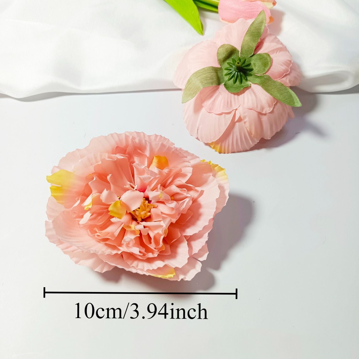 10x Pfingstrosenköpfe künstlich, Ø 10 cm, hochwertige Seidenblumen für DIY-Projekte, Gestecke, Hochzeitsdeko, Mengenrabatt für Floristen