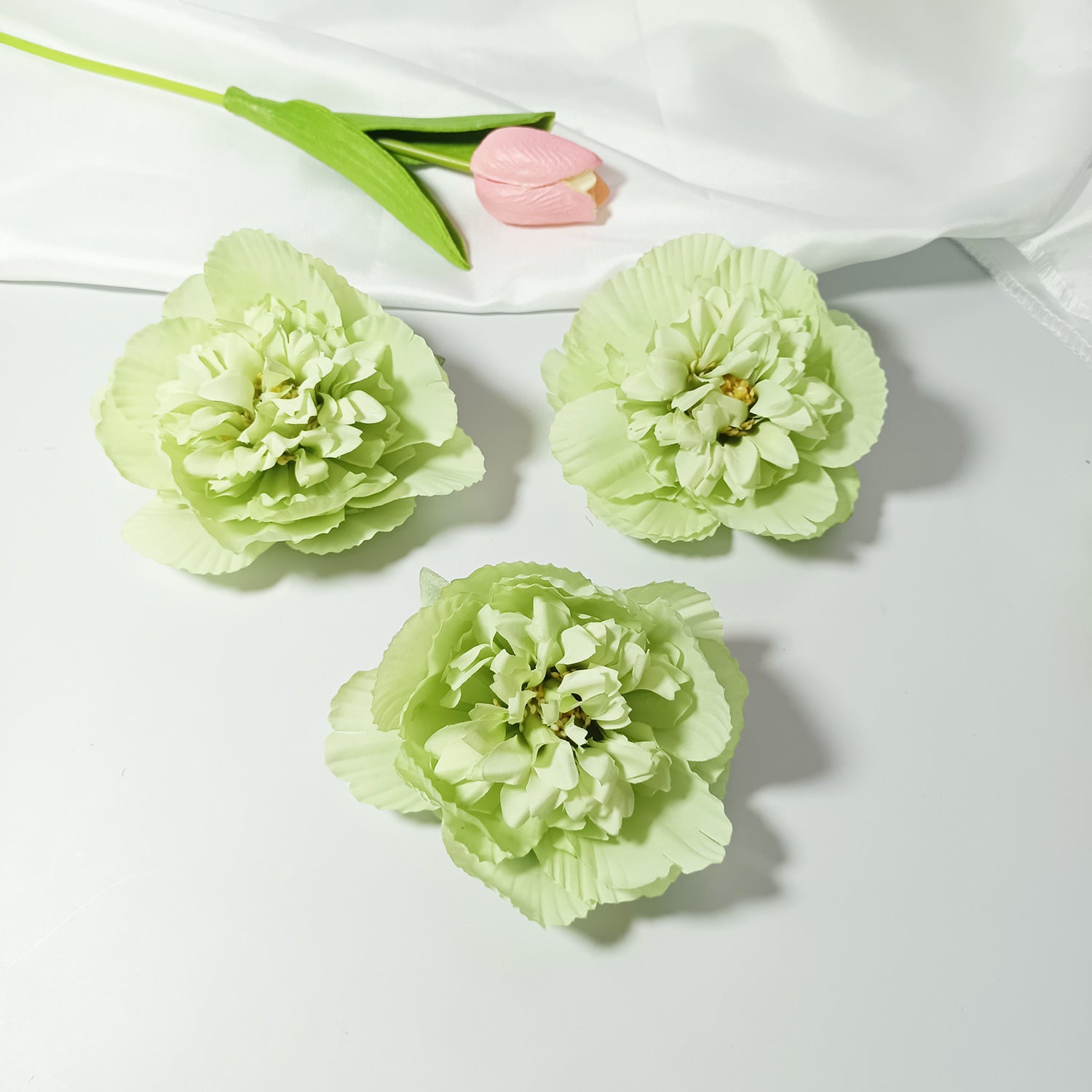 10x Pfingstrosenköpfe künstlich, Ø 10 cm, hochwertige Seidenblumen für DIY-Projekte, Gestecke, Hochzeitsdeko, Mengenrabatt für Floristen