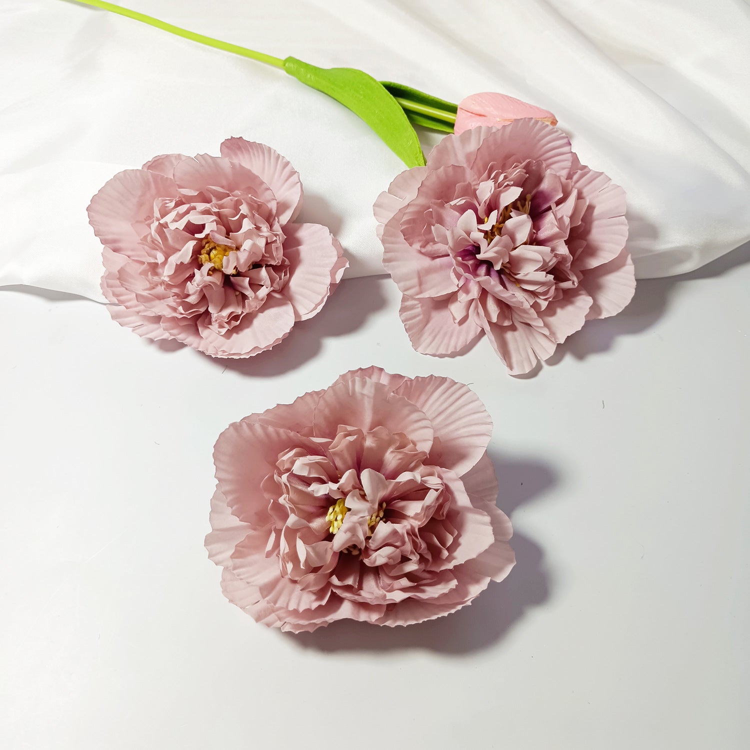 10x Pfingstrosenköpfe künstlich, Ø 10 cm, hochwertige Seidenblumen für DIY-Projekte, Gestecke, Hochzeitsdeko, Mengenrabatt für Floristen