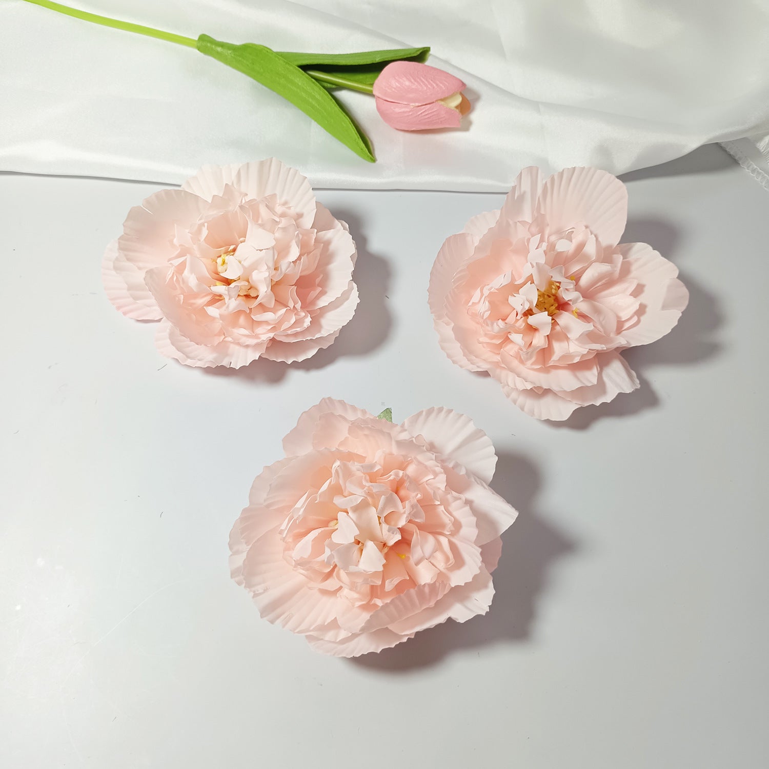 10x Pfingstrosenköpfe künstlich, Ø 10 cm, hochwertige Seidenblumen für DIY-Projekte, Gestecke, Hochzeitsdeko, Mengenrabatt für Floristen