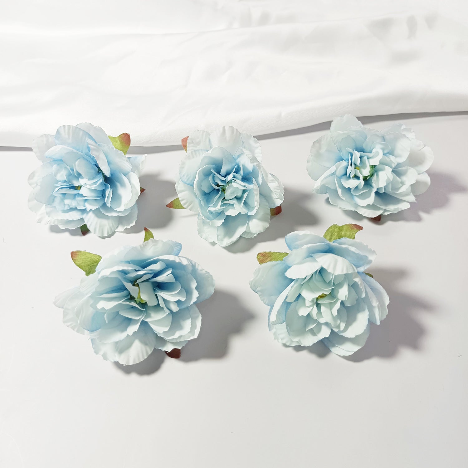 Realistische Kunstblumen Schlaflilien, 7 cm, 10 Stück, für Hochzeiten, DIY-Bastelprojekte, Wohnkultur, Floristenbedarf