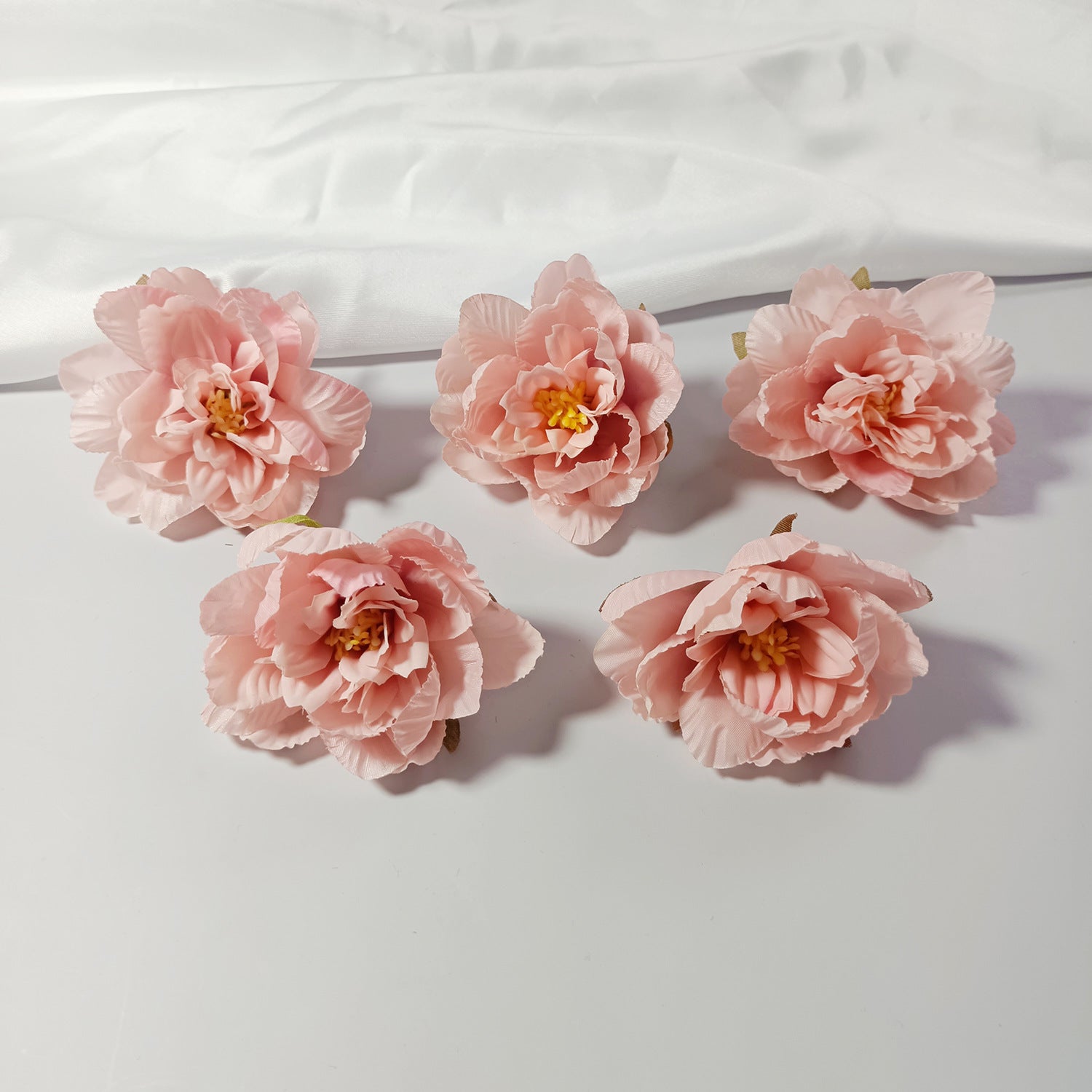 Realistische Kunstblumen Schlaflilien, 7 cm, 10 Stück, für Hochzeiten, DIY-Bastelprojekte, Wohnkultur, Floristenbedarf