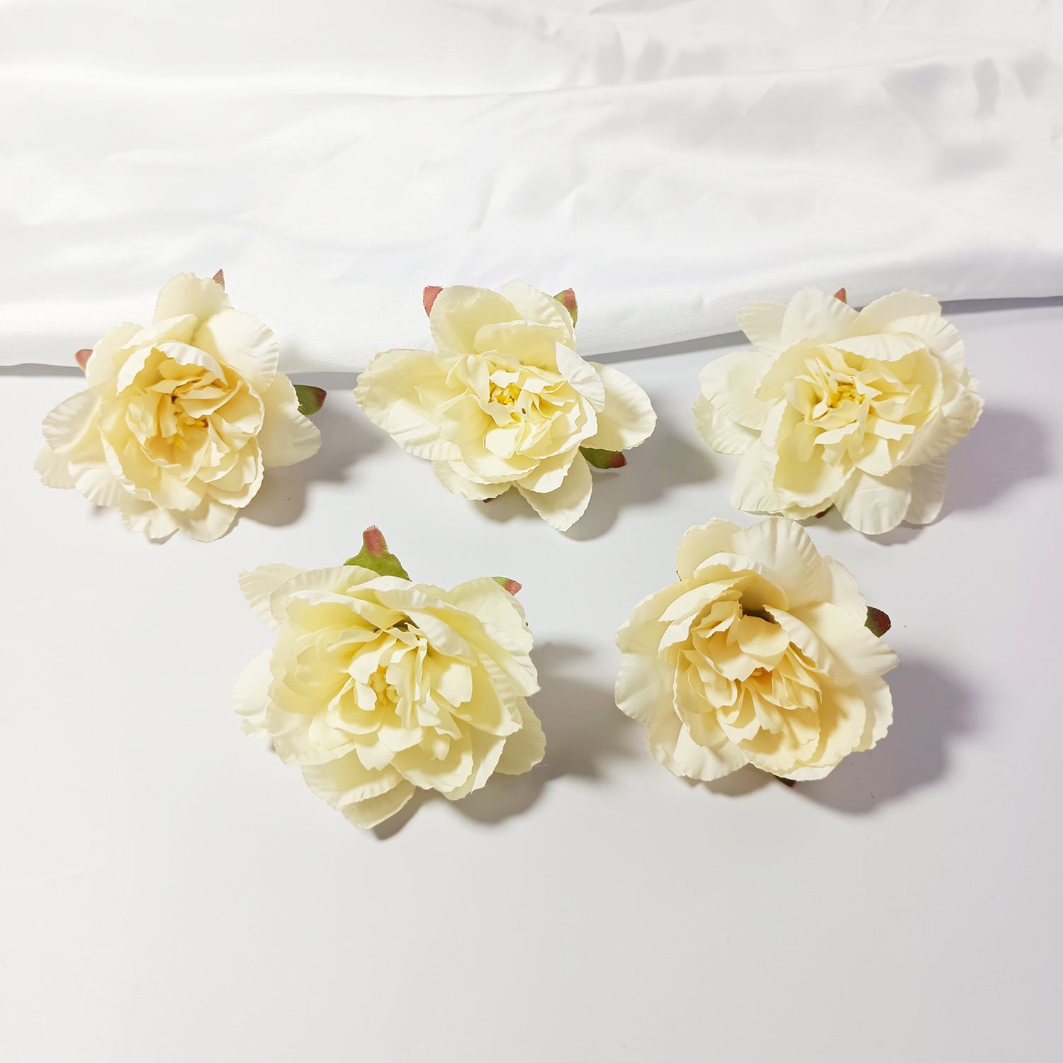 Realistische Kunstblumen Schlaflilien, 7 cm, 10 Stück, für Hochzeiten, DIY-Bastelprojekte, Wohnkultur, Floristenbedarf