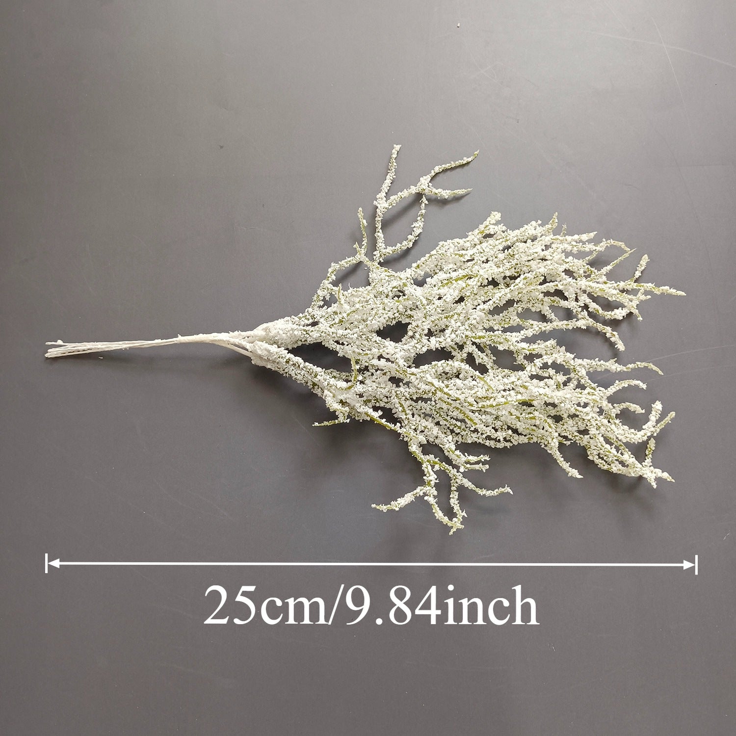25 cm künstliche Zweige, realistische Deko-Pflanzen für Hochzeiten, Events, Wohnaccessoires, langlebig und pflegeleicht