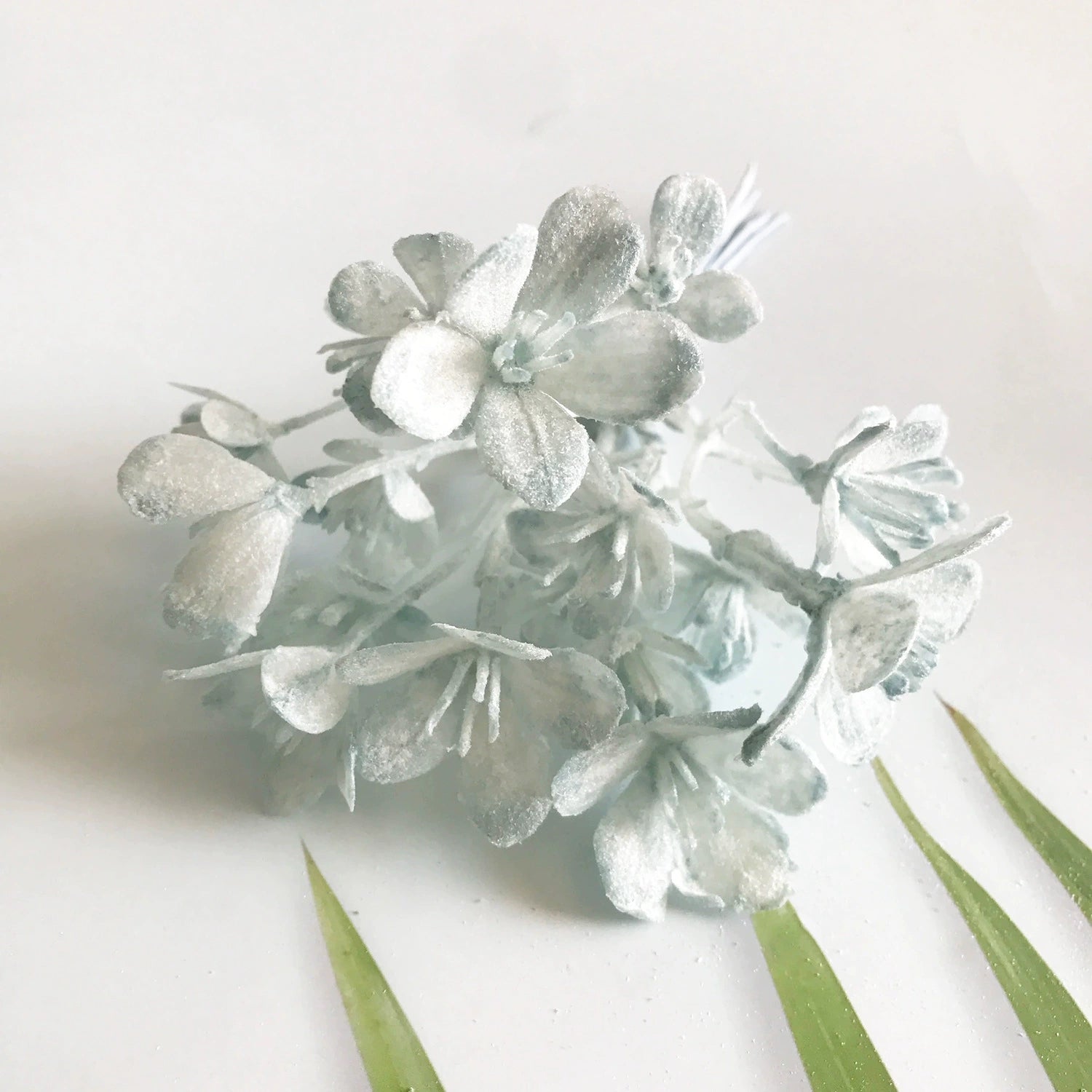 Künstliche Blumen DIY Set, 16,5 cm, realistische grüne Blätter, 8 Farben, für Hochzeiten, Veranstaltungen, Dekoration, Geschenke