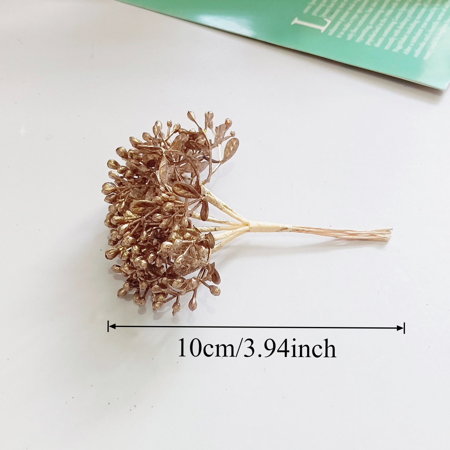 Künstlicher Beerenstrauß 10 cm, Täuschend Echte Mini-Beeren-Zweige für DIY Bastelprojekte, Hochzeit, Gestecke & Haarschmuck