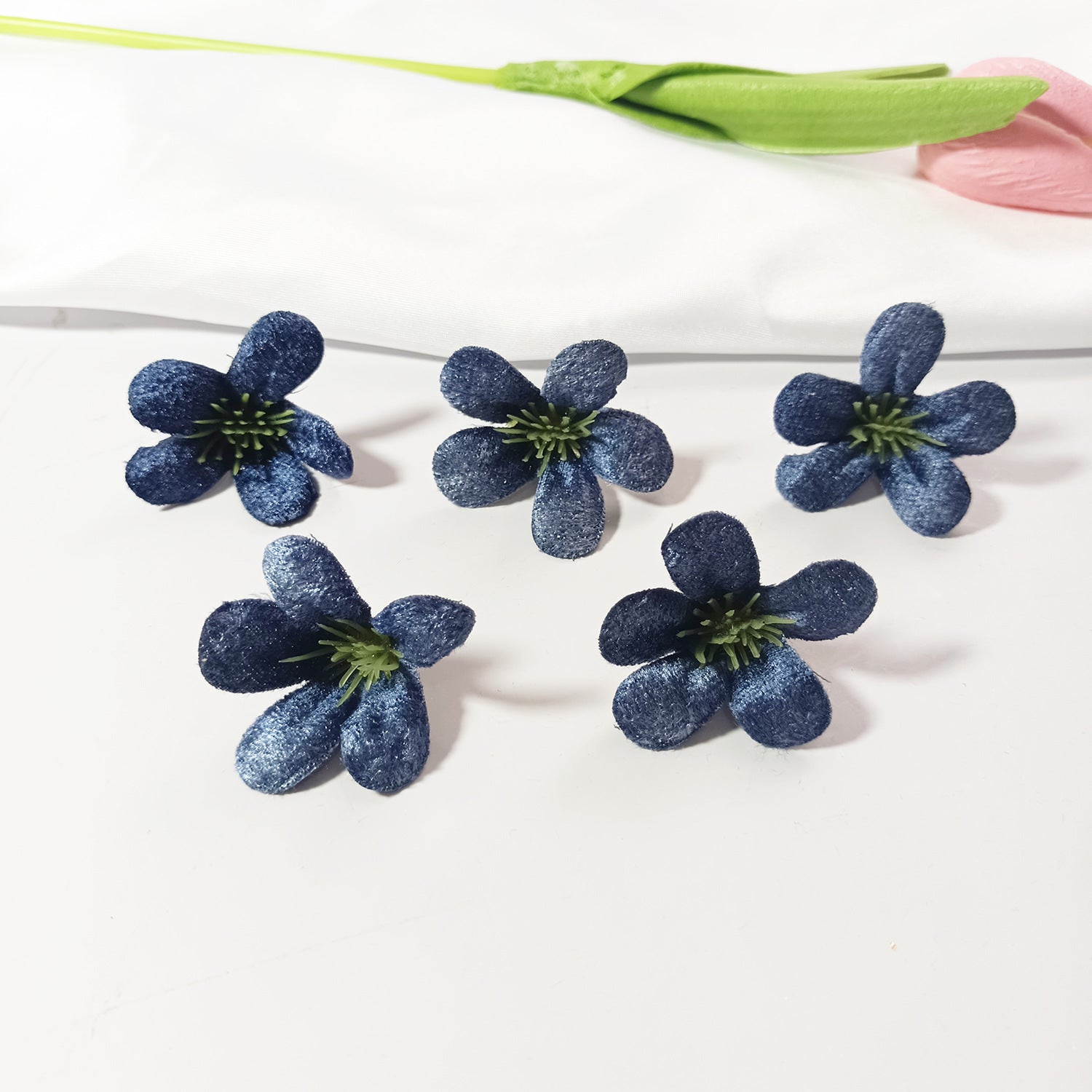 Wildblumen Blütenköpfe 10er Set, 4cm, Täuschend Echte Kunstblumen für Floristik & DIY, Hochzeit, Gestecke, Tischdeko, Mengenrabatt