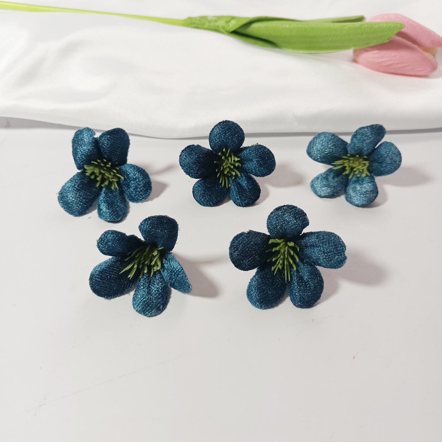 Wildblumen Blütenköpfe 10er Set, 4cm, Täuschend Echte Kunstblumen für Floristik & DIY, Hochzeit, Gestecke, Tischdeko, Mengenrabatt
