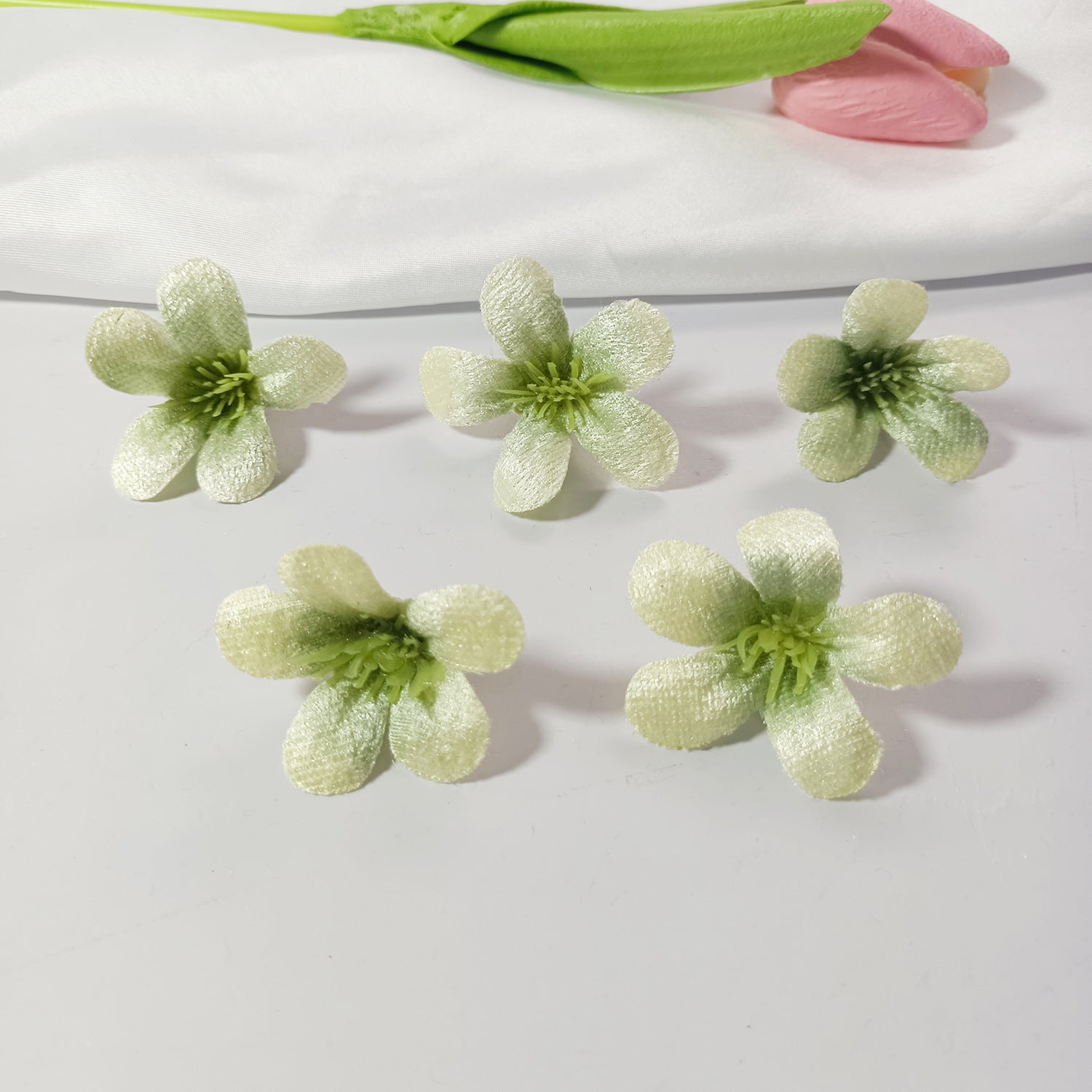 Wildblumen Blütenköpfe 10er Set, 4cm, Täuschend Echte Kunstblumen für Floristik & DIY, Hochzeit, Gestecke, Tischdeko, Mengenrabatt