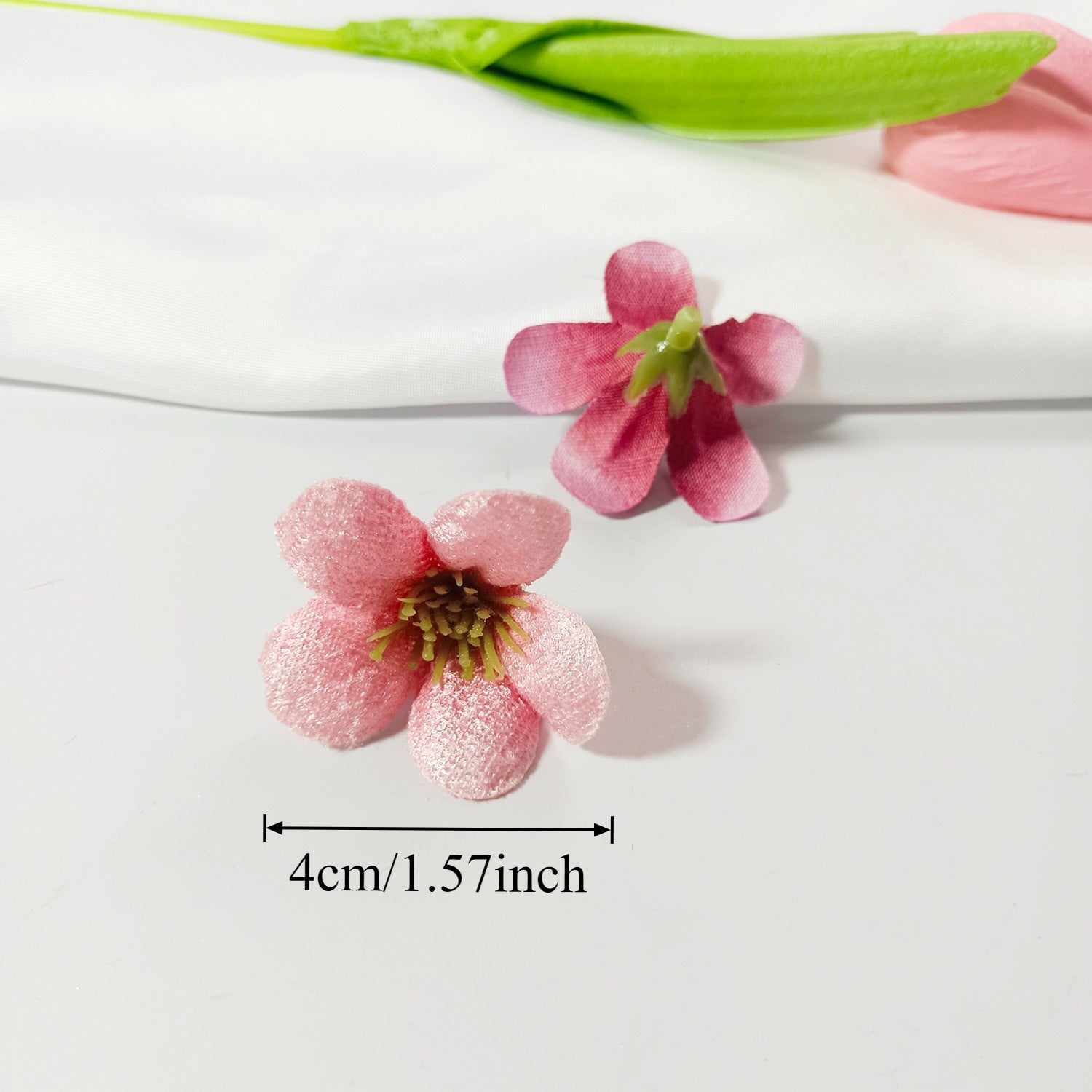 Wildblumen Blütenköpfe 10er Set, 4cm, Täuschend Echte Kunstblumen für Floristik & DIY, Hochzeit, Gestecke, Tischdeko, Mengenrabatt