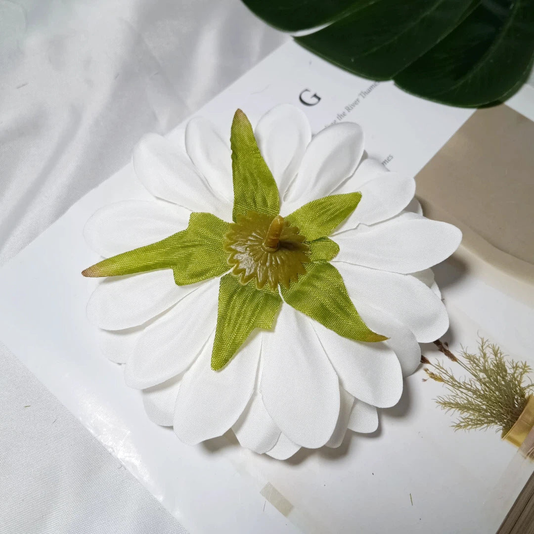 Dahlienkopf 11 cm, Künstliche Dahlien-Blüte in Realistischer Optik, Premium Kunstblume für DIY, Hochzeit, Gestecke, Dekoration