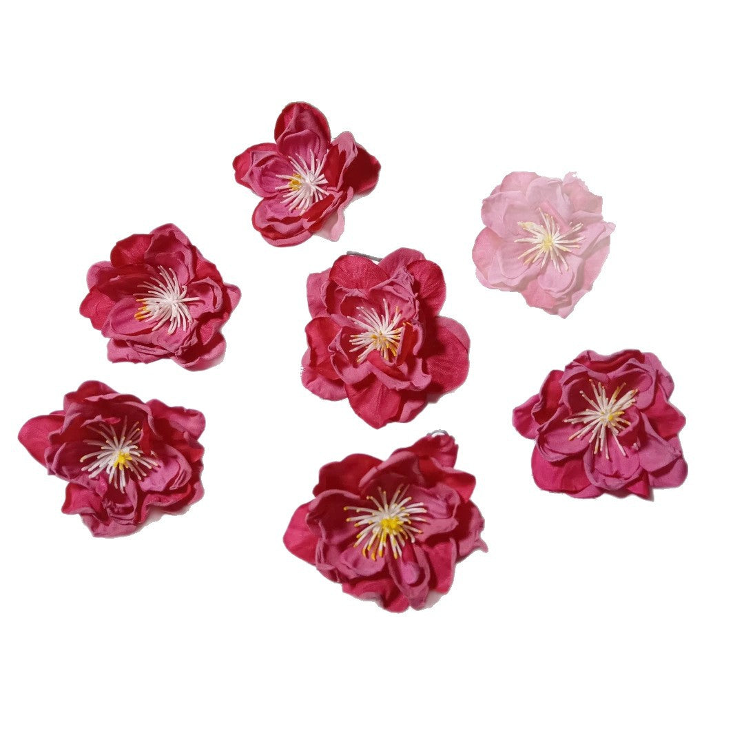 Künstliche Teekamelie Blüte, 6,5 cm Durchmesser, realistisch, für Hochzeiten, DIY-Bastelprojekte, Dekoration für Cafés und Geschäfte