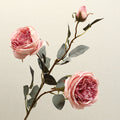 Künstlicher Herbst-Rosenstrauß 72 cm, realistisch, in warmen Farben, perfekt für Hochzeiten, Tischdekoration, Café- und Hotelgestaltung
