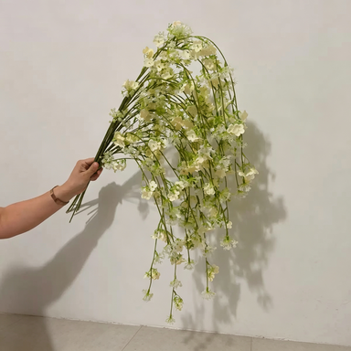 Künstliche Hängeblumen 5er Set, 93 cm lang, Lebensechte Blütenzweige für Dekoration, Hochzeit, Gastronomie & Floristik, pflegeleicht