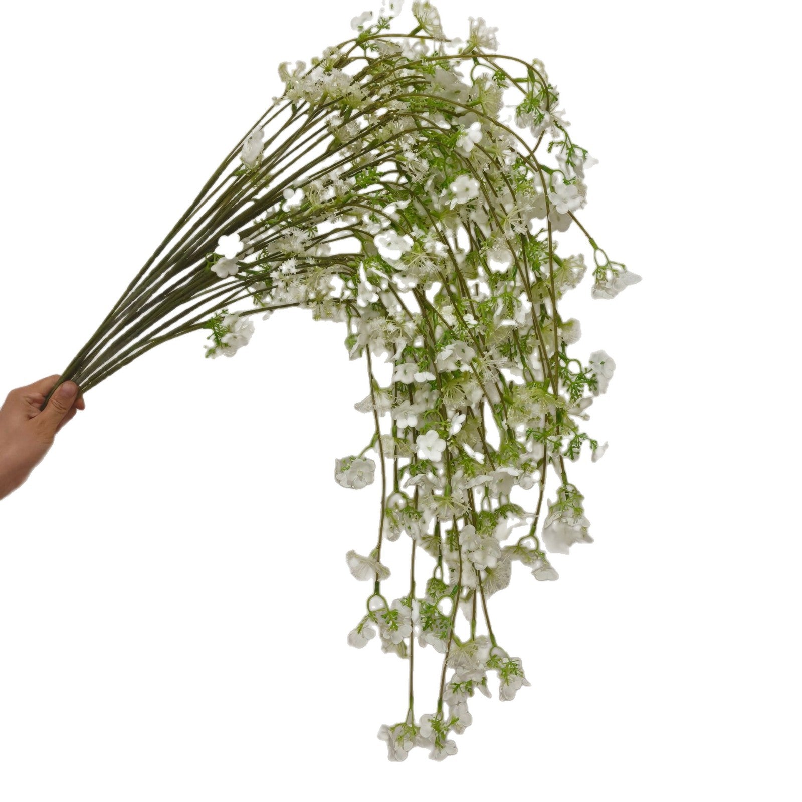 Künstliche Hängeblumen 5er Set, 93 cm lang, Lebensechte Blütenzweige für Dekoration, Hochzeit, Gastronomie & Floristik, pflegeleicht