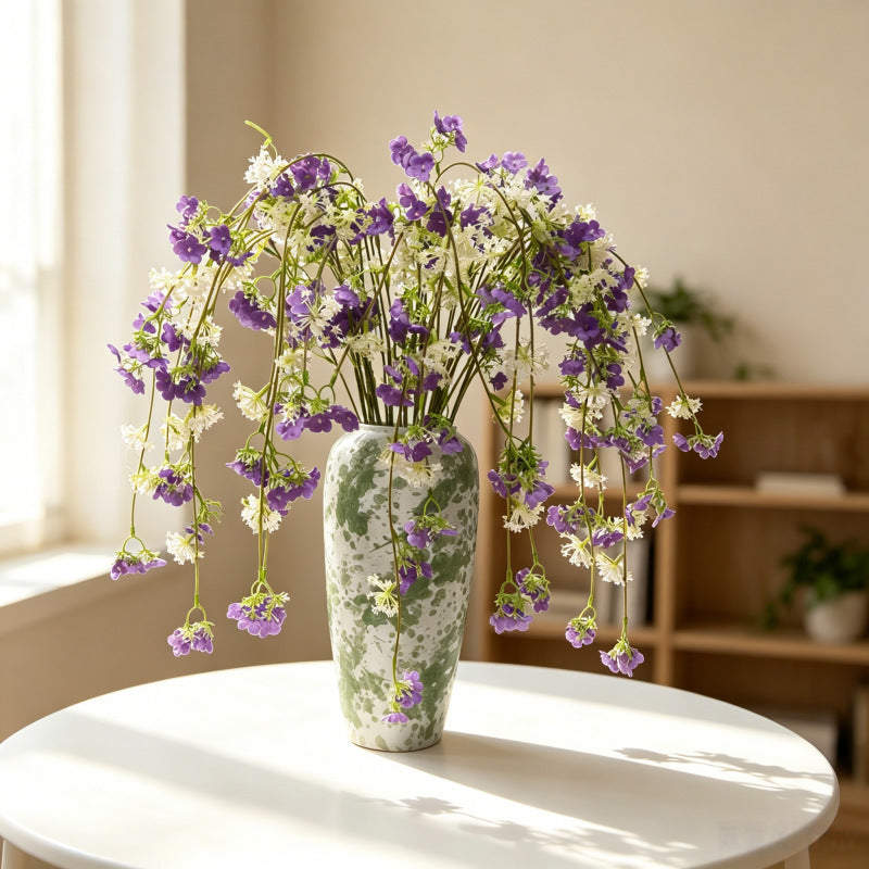 Künstliche Hängeblumen 5er Set, 93 cm lang, Lebensechte Blütenzweige für Dekoration, Hochzeit, Gastronomie & Floristik, pflegeleicht