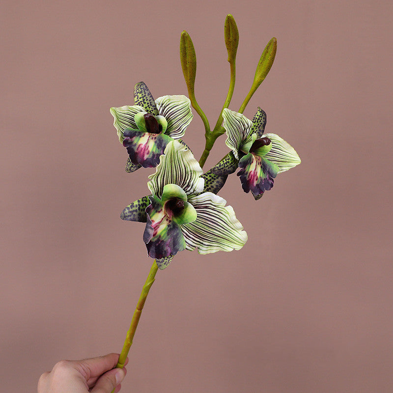 Hochwertige künstliche Orchidee, 52 cm, realistische Nachahmung, perfekt für Hochzeiten, Dekoration und Fotorequisiten