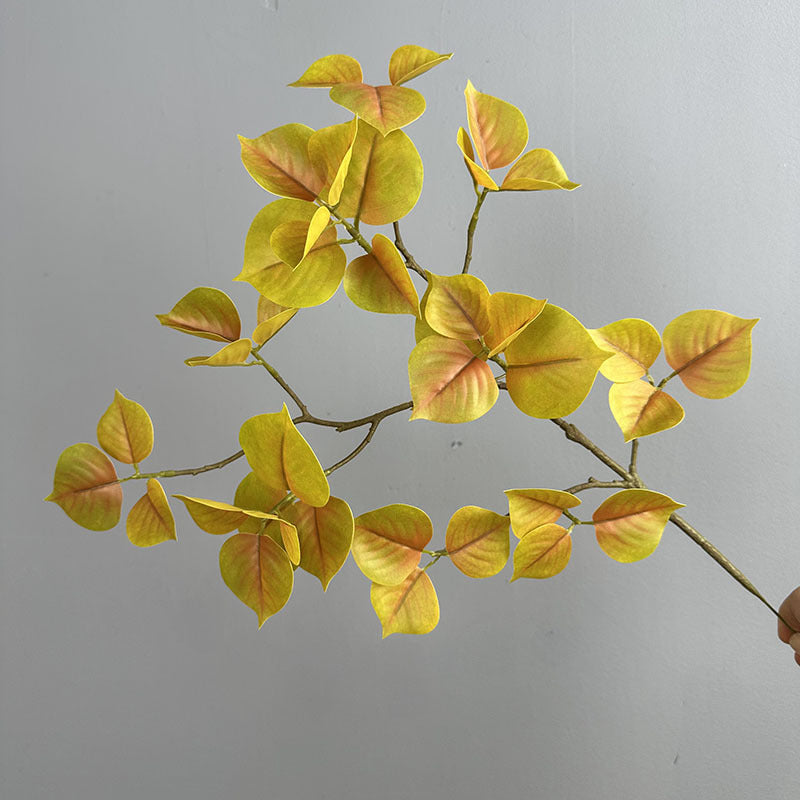 Künstliche Bougainvillea-Blätter, 48cm, realistisch, herbstlich, ideal für Hochzeiten, Dekoration, Innenräume
