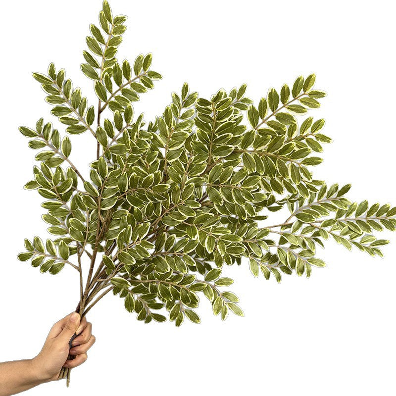 Künstliche Datteln Blätter 59 cm, realistisch, perfekt für Hochzeiten, Innendekoration, Cafés, 2er Set