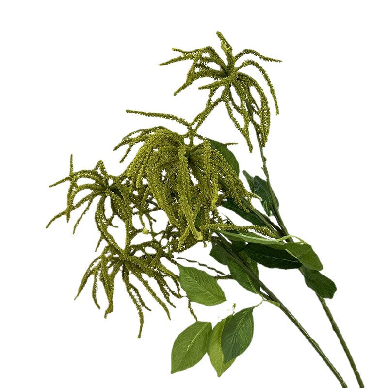 Künstliche Glyzinienfrüchte, 55 cm, Echtes Tastgefühl, Grün/Weiß, Hochzeitsdeko, Blumenarrangements, Innenraumgestaltung