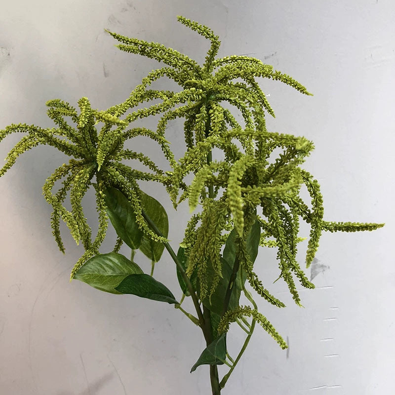 Künstliche Glyzinienfrüchte, 55 cm, Echtes Tastgefühl, Grün/Weiß, Hochzeitsdeko, Blumenarrangements, Innenraumgestaltung