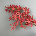 Künstliche Herbstblätter, 110 cm, realistische Farbvarianten, perfekt für Hochzeiten, Innendekoration, Cafés, Gräber
