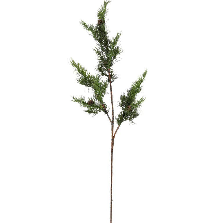 Echt wirkende 93 cm lange Kunstpflanze mit Tannenzapfen, ideal für Hochzeiten, Cafés und Innendekoration, pflegeleicht, langlebig, vielseitig